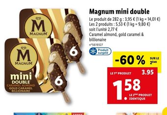 Lidl Magnum mini double offre