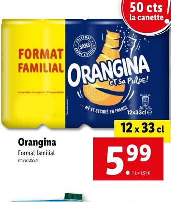 Lidl ORANGINA offre