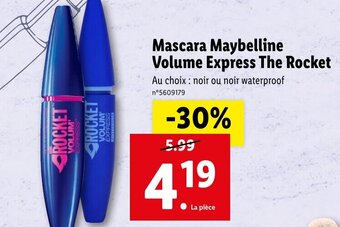 Lidl Mascara Maybelline Volume Express The Rocket offre