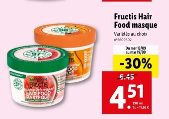 Fructis Hair Food masque