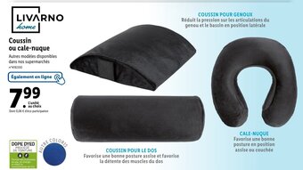 Lidl Coussin ou cale-nuque offre
