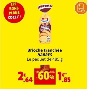 Coccinelle Supermarché Brioche tranchée HARRYS offre