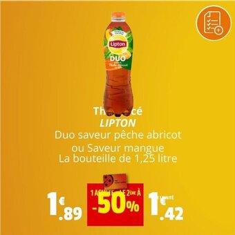 Coccinelle Supermarché The cé LIPTON offre