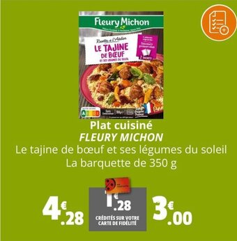 Coccinelle Supermarché Plat cuisiné FLEURY MICHON offre