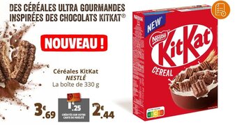 Coccinelle Supermarché Céréales KitKat NESTLÉ offre