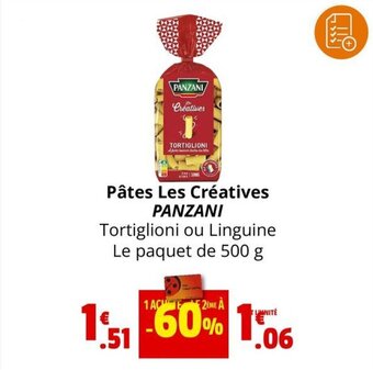 Coccinelle Supermarché Pâtes Les Créatives PANZANI offre