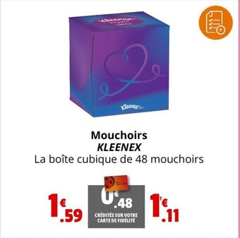 Coccinelle Supermarché Mouchoirs KLEENEX offre