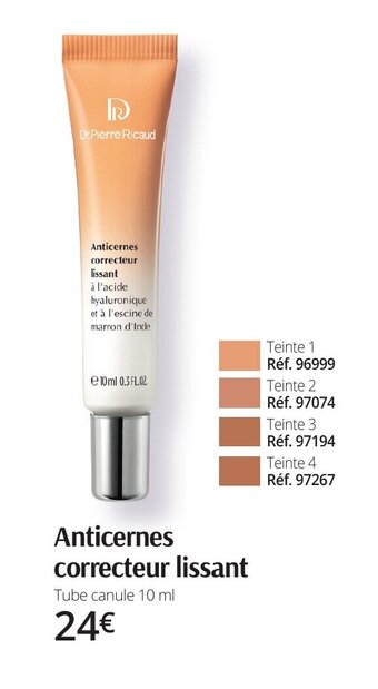 Dr Pierre Ricaud Anticernes correcteur lissant offre