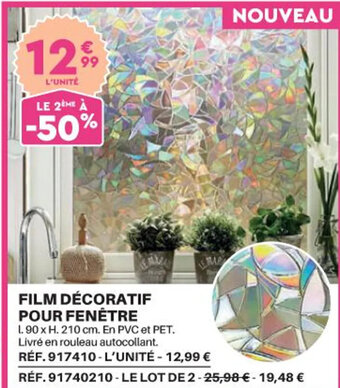FILM DĂCORATIF POUR FENĂTRE