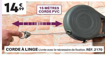 Shopix CORDE À LINGE offre
