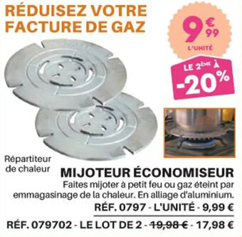 Shopix MIJOTEUR ÉCONOMISEUR offre