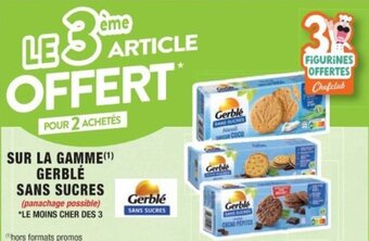 Cora x Carrefour SUR LA GAMME(¹) GERBLE SANS SUCRES offre