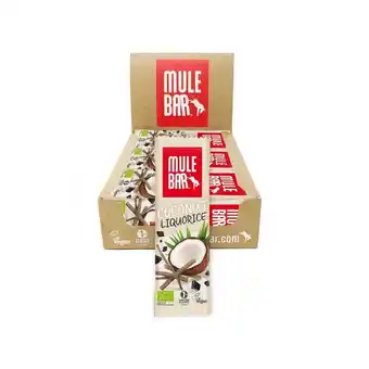 15 barres énergétiques aux céréales - bio & véganes - 40g - réglisse/coco