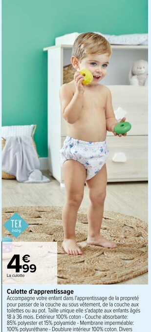 Carrefour Culotte d'apprentissage offre