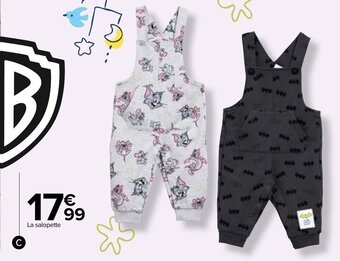 Carrefour Salopette bebe Fille ou Garcon offre