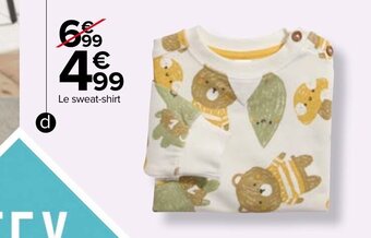 Carrefour Sweat-Shirt bebe garcon offre