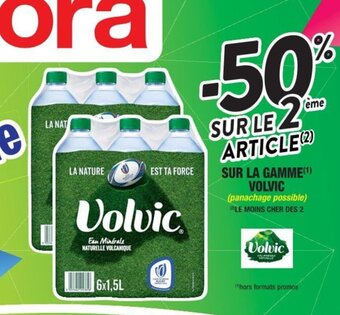Cora x Carrefour UR LA GAMME(¹) VOLVIC offre
