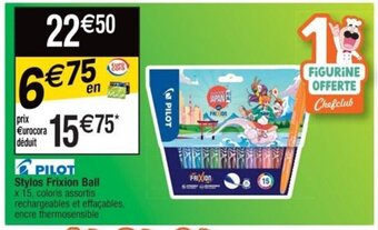 Cora x Carrefour Stylos Frixion Ball offre