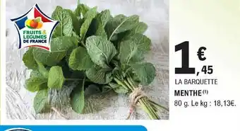 E.Leclerc Menthe offre