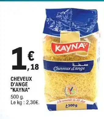 E.Leclerc Cheveux D'ange offre