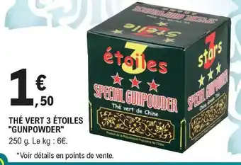 E.Leclerc Thé Vert 3 étoiles offre