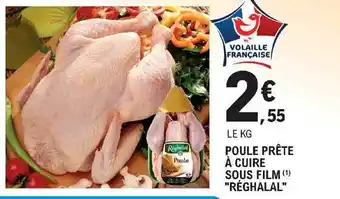 E.Leclerc Poule Prête à Cuire Sous Film offre