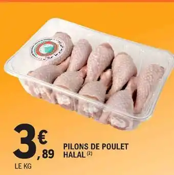 E.Leclerc Pilons De Poulet Halal offre