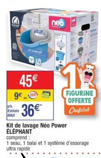 Cora x Carrefour Kit de lavage Néo Power ÉLÉPHANT offre