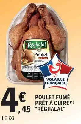 E.Leclerc Poulet Fumé Prêt à Cuire  offre