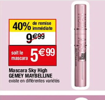 Mascara Sky High GEMEY MAYBELLINE