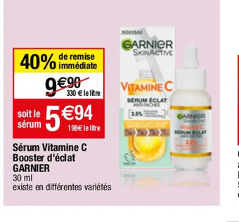 Migros Sérum Vitamine C Booster d'éclat GARNIER offre