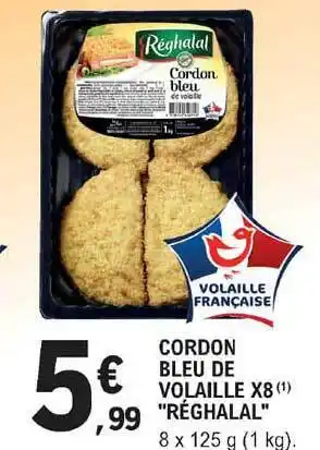 E.Leclerc Cordon Bleu De Volaille X8 offre