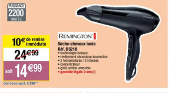 Migros REMINGTON Sèche-cheveux ionic offre