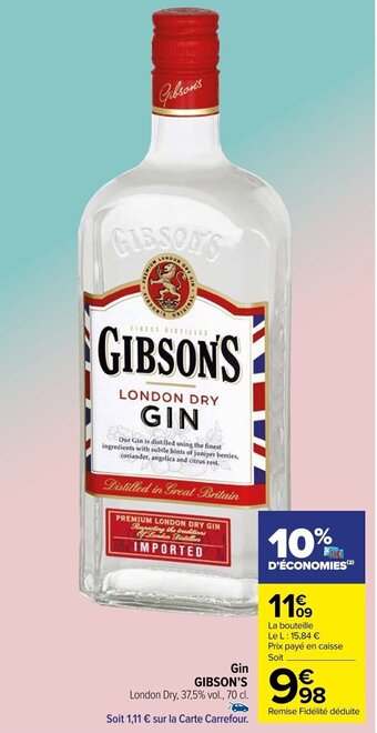 Carrefour Market Gin offre