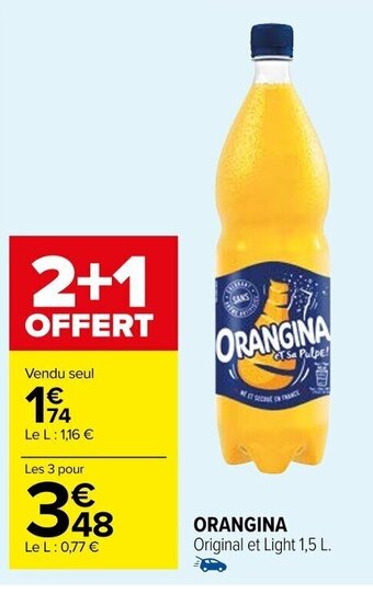 Carrefour Market ORANGINA offre
