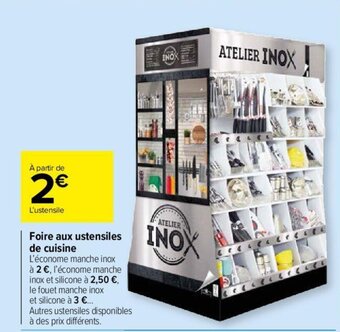 Carrefour Market Foire aux ustensiles de cuisine offre