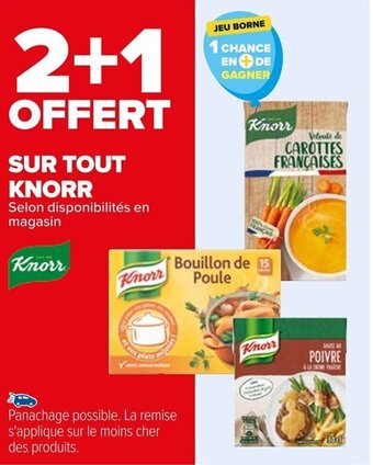 Carrefour SUR TOUT KNORR offre