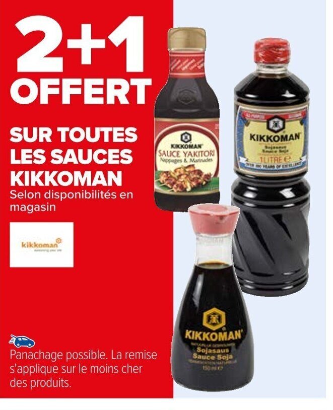 Promo SUR TOUTES LES SAUCES KIKKOMAN chez Carrefour