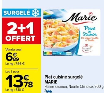 Carrefour Plat cuisiné surgelé MARIE offre