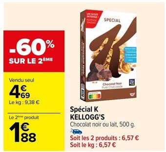 Carrefour Spécial K KELLOGG'S offre