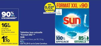 Carrefour Tablettes lave-vaisselle "Format XXL" (d) offre