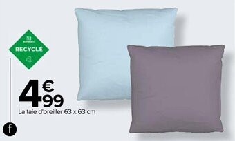 Carrefour Linge de lit "Polycoton recycle" offre