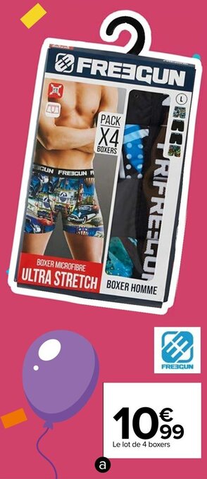 Carrefour Boxers homme offre