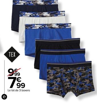 Carrefour Boxers garcon offre