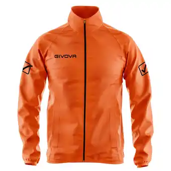 Decathlon Veste de pluie imperméable mixte - givova - orange fluo offre