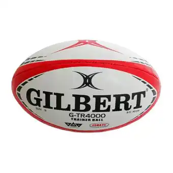 Decathlon Ballon rugby g-tr4000 rouge - t5 - gilbert offre