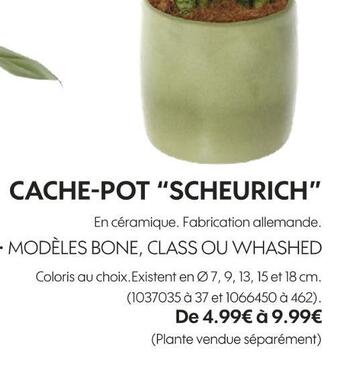 Cache-pot “scheurich”