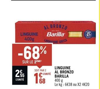 Spar Barilla linguine al bronzo offre