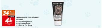Netto Vetocanis shampooing pour chien anti-odeur offre