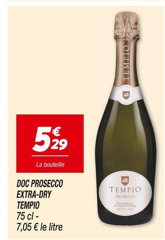 Netto Doc prosecco extra-dry tempio offre